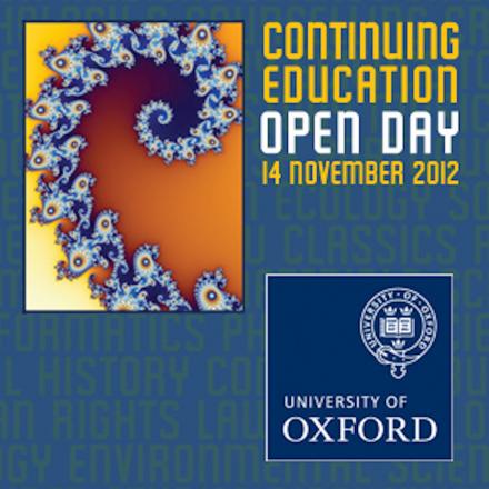 Department for Continuing Education Open Day 2012